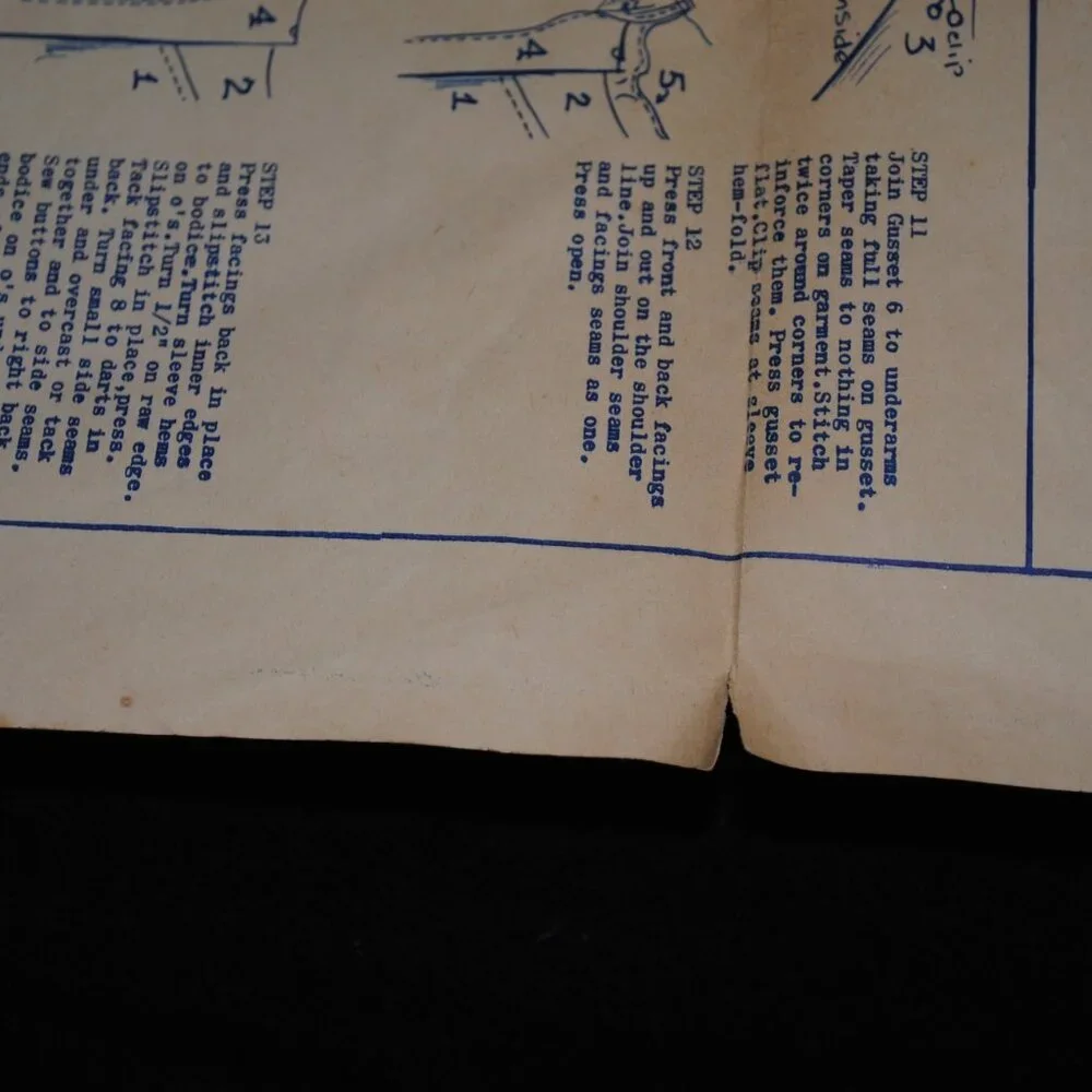 Vintage 1950's/60's Modes Royal D-135 Smart Two-Piece Dress Pattern Size 12